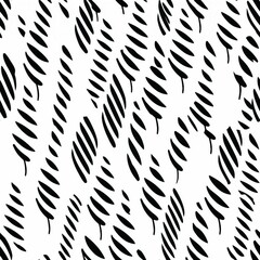 Aufkleber - Monochromatic Minimalist Pattern