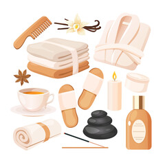 Vector collection of spa attributes