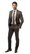 © CraftyImago - Young Handsome Latin businessman in formal wear portrait of confident businessman.isolated white background, remove background