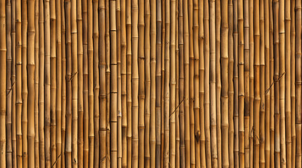 Authentic Bamboo Wall Texture - Design for Natural Interior Enhancements and Zen-inspired Décor.
