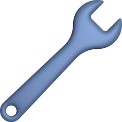 Poster - 3d rendering setting tools icon. Illustration with shadow isolated on white.