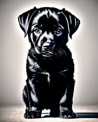 Sticker - Cute Labrador Puppy