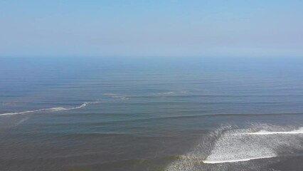 Wall Mural - Aerial shots of the city of Lima, Peru, its beaches and landscapes.