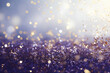 purple background with gold bokeh sparkles 