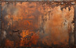 Rusty metal sheet texture with rusty riveted metal frame