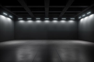 Poster - An Illuminated Space of Possibilities Generative AI. Created With Generative AI Technology