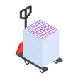 © Vectors Market - Set of Courier Services Isometric Icon