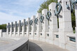 World War II Memorial in National mall, Washington D.C, USA in spring