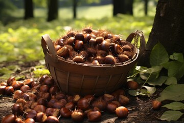 chestnuts background