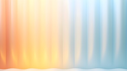 Poster - Abstract light background with colorful gradient blurry smooth wave. Generative AI