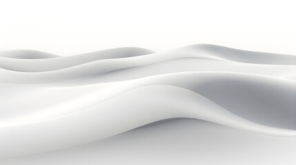 Poster - Abstract curvy illustration with modern gray, ash gray wave. Generative AI

