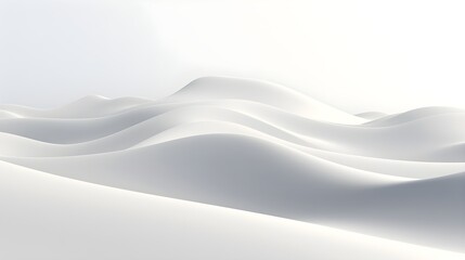 Poster - Abstract curvy illustration with modern gray, ash gray wave. Generative AI
