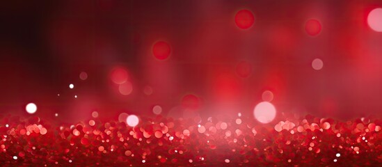 An abstract background with a vibrant red bokeh