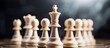 © The 2R Artificiality - Chess pieces are in a blurred state on the board with a focus that is selectively directed