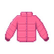 Pixel illustration of a pink jumper