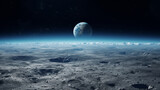 Fototapeta Przestrzenne - Planet Earth in outer space.