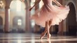 Ballerina twirls with grace and poise
