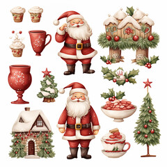 Wall Mural - Christmas Clipart