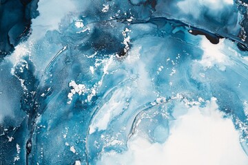 Original artwork photo of marble ink abstract art. High resolution photograph from exemplary original painting. Abstract painting was painted on HQ paper texture to create smooth marbling pattern.