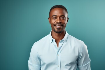 Male doctor or physician. Portrait with selective focus and copy space