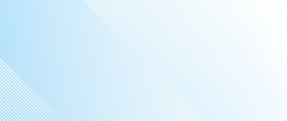 Poster - Abstract thin diagonal lines background. Blue slanted parallel stripes wallpaper. Vector geometric tech template texture for banner, poster, presentation, brochure, print, flyer, card, cover, booklet
