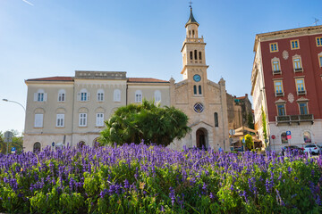 Canvas Print - St. Frane Samostan Church Monastery in Split. Croatia