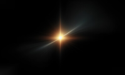 Wall Mural - beautiful light flares. glowing streaks on dark background
