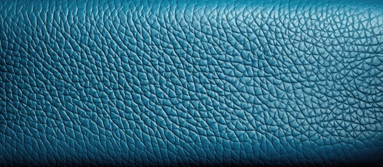 Wall Mural - blue leather background surface