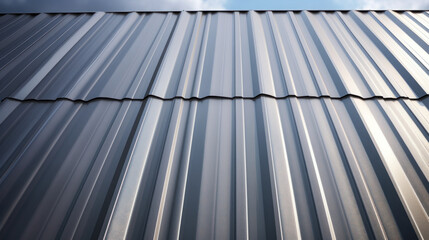 Poster - A metal sheet roof and sky