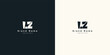 LZ Letters vector logo design