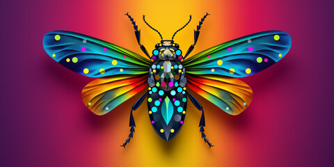 Poster - Bright and colorful animal poster.