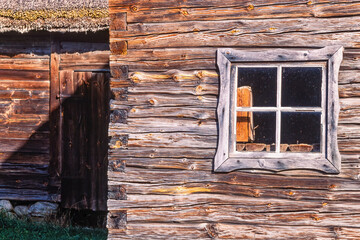 Sticker - Old timbered barn in the countryside