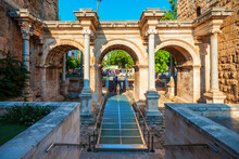 Hadrians Gate In Antalya, Turkey