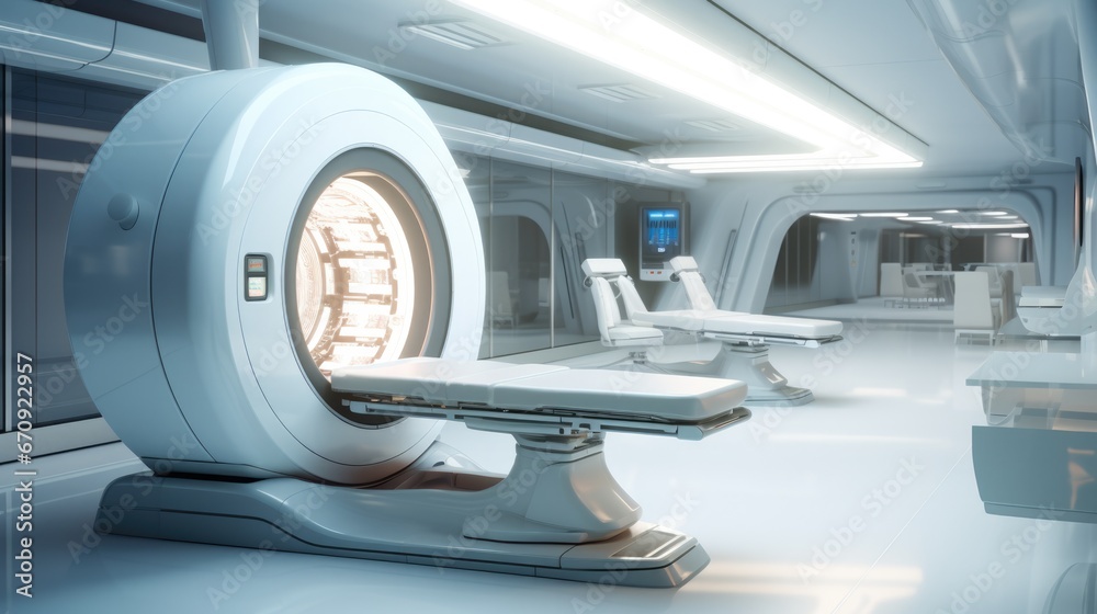 CT scan room in the modern hospital. Stock Photo | Adobe Stock