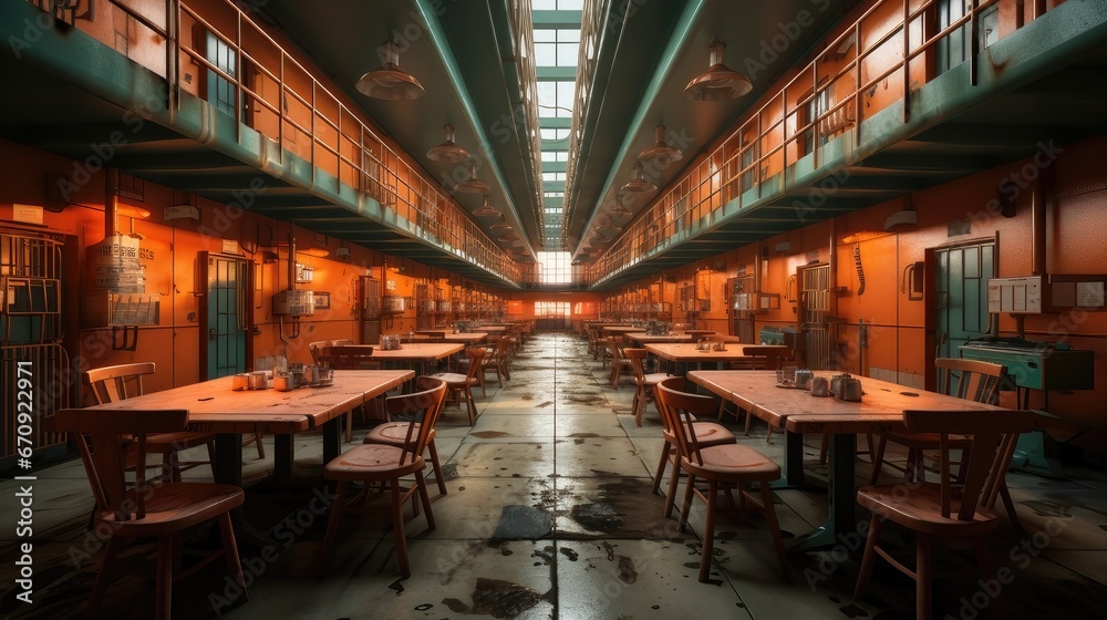 Incarceration Space. Within the Prison Cell Stock Illustration | Adobe ...