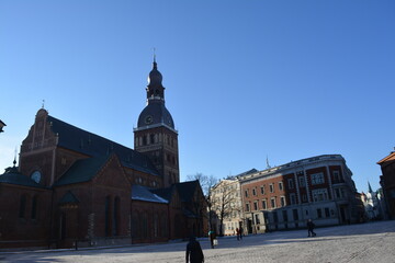 Wall Mural - winter in riga