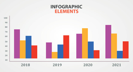 Infographic design vector and marketing icons can be used for workflow layout, diagram, annual report, web design. Business concept with 3, 4, 5,6,7 and 8 options, steps or processes.