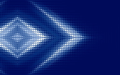 Aufkleber - Blue and white glossy squares abstract tech banner design