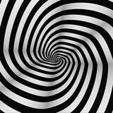Fototapeta Perspektywa 3d - illustration of optic illusion black and white solid color, Generative ai