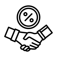 Sticker - Handshake Icon