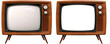 Old retro television transparent background PNG clipart