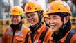 © ETAJOE - Asian offshore oil rig worker wearing personal protective equipment