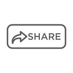 Fototapete - share icon design vector template