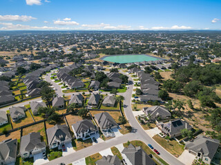 Canvas Print - a rural neighborhood 