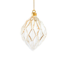 Wall Mural - christmas decorations on transparent background close-up