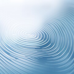Wall Mural - a close up of a fingerprint with a circular pattern, ai