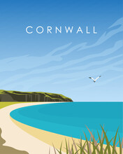 Cornwall Travel Poster