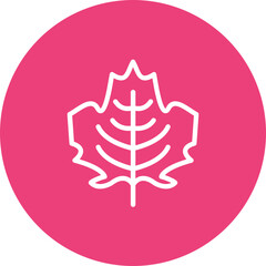 Sticker - Maple Leaf Icon