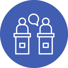 Sticker - Debate Icon