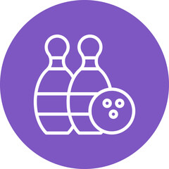 Sticker - Bowling Icon